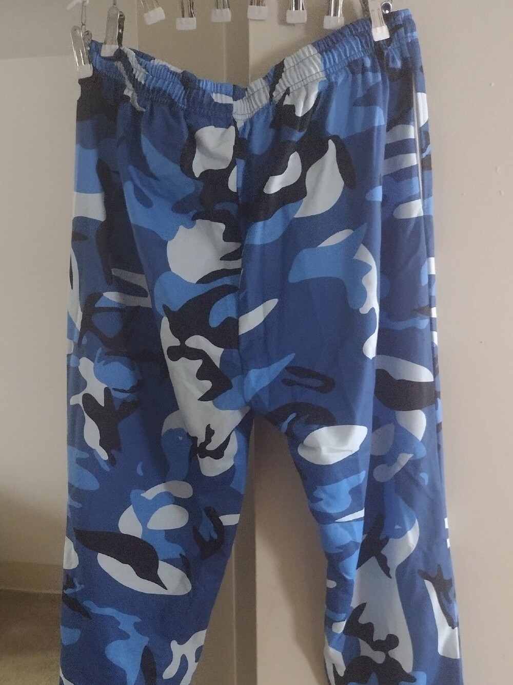 Blue Camo Men's Sweatpants $10